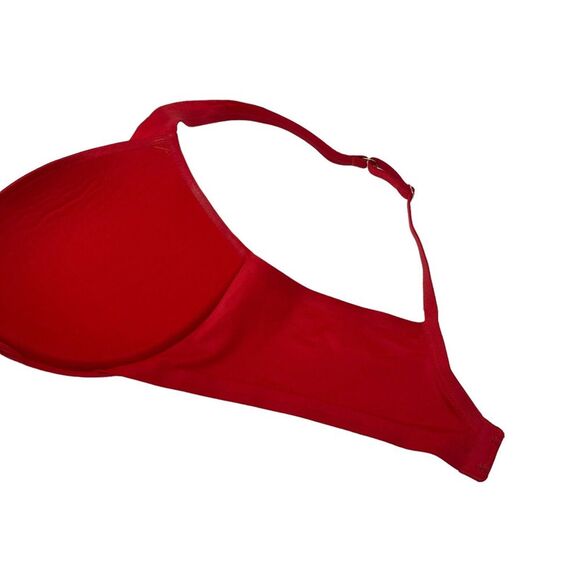 Victoria's Secret Very Sexy Padded Plunge Pushup Bra 36D  Underwired Red Jeweled - Picture 4 of 6